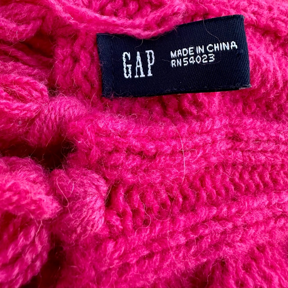 GAP Fuscia Pink Long Scarf